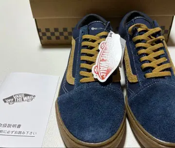 VANS 올드스쿨 네이비 검솔 24.0cm