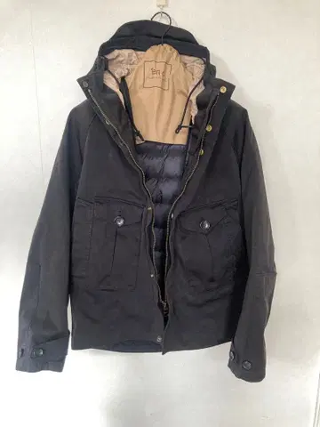 새상품급 Ten C 아노락 44 블랙 다운 라이너 세트 OJJ 텐씨