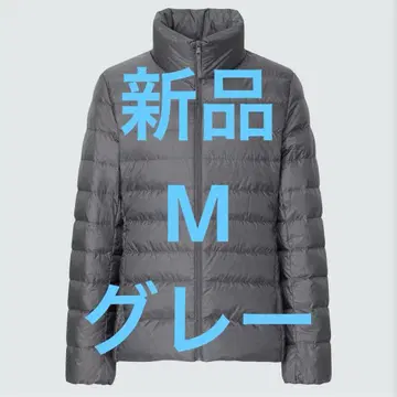 수납 봉투 포함 UNIQLO 울트라 라이트 다운 그레이 계열 M 사이즈