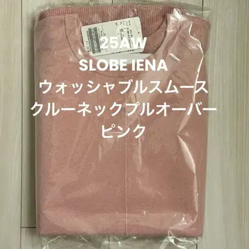 새상품 SLOBE IENA 워셔블 스무스 크루넥 풀오버