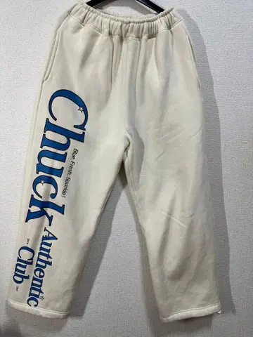 Chuck 프린트 이지 팬츠 크림색