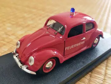 [ 레어 ] RIO 폭스바겐 비틀 소방차 미니카