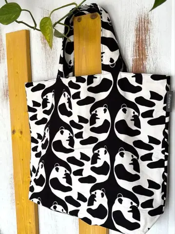 finlayson 핀레이슨 팬더 무늬 토트백