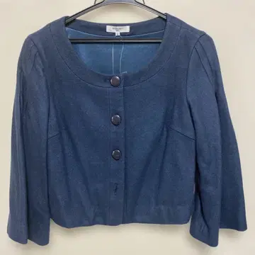 NATURAL BEAUTY BASIC 노카라 자켓 네이비