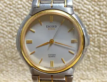 [가동품] CITIZEN EXCEED EUROS 남성용 손목시계 쿼츠