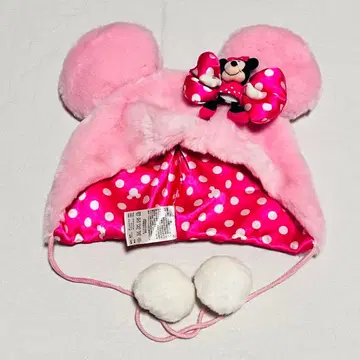 디즈니 팬캡 미니 핑크 도트 레어