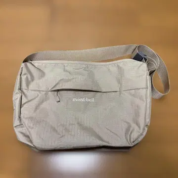 몽벨 숄더백 베이지