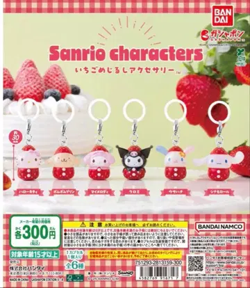 산리오 딸기 메지루시 액세서리 컴플리트 세트