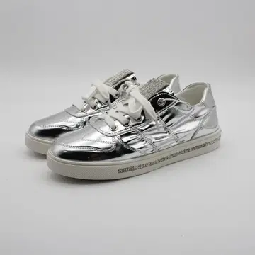 32 새상품 MUUM 반짝이 밑창 개더 스니커즈 (M)