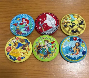 디즈니 자수 캔뱃지 2 묶음 판매 6개 세트