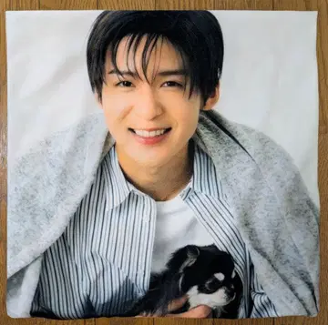 메구로 렌 쿠션 커버 약 40cm x 40cm