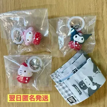 산리오 캐릭터즈 딸기 메지루시 액세서리 키티 마이멜로디 쿠로미