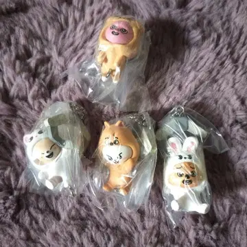 스키즈 SKZOO 츳마데츠나게테마스코토 가챠 4종 쿠보드카