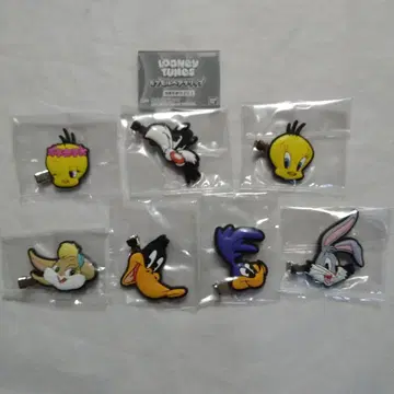 루니툰 캡슐 헤어 클립 전 7종 세트