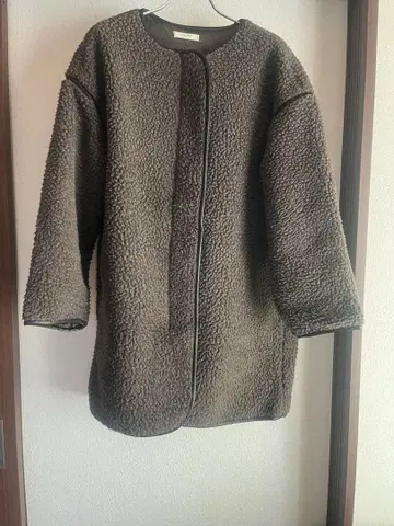 보아 자켓 브라운