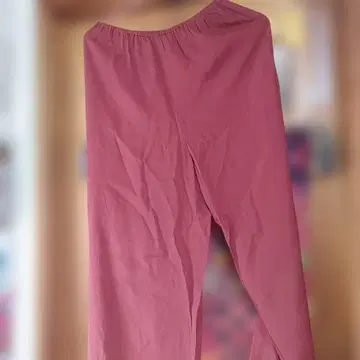 요건 레일 와이드 팬츠 허리밴딩