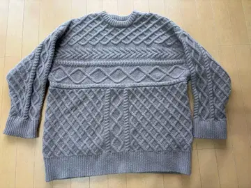 오버 니트 스웨터 브라운 프리 사이즈