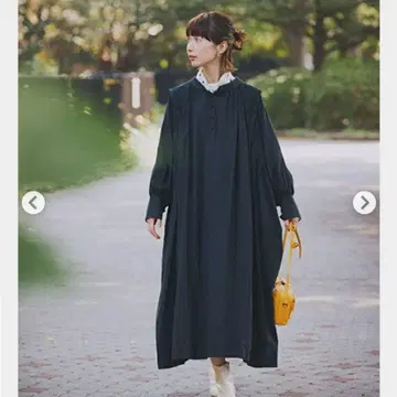 [ 스튜디오 클립 ] 프렌치 린넨 2WAY 턱 원피스