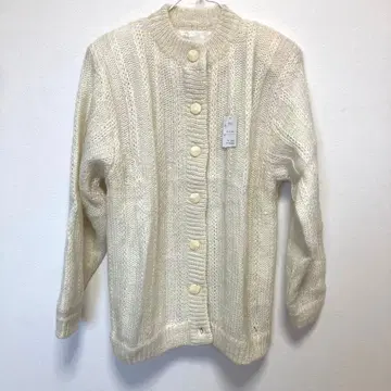 [ 쇼와 레트로 ] 아이보리 케이블 니트 가디건