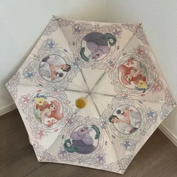 새상품급 디즈니 스토어 인어공주 접이식 우산