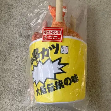 제일주조 복권 쿠시카츠 다나카 라스트 원상 쿠시카츠 양동이 봉제 인형