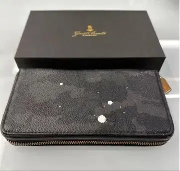 GENTIL BANDIT 블랙 카모 장지갑 박스 포함