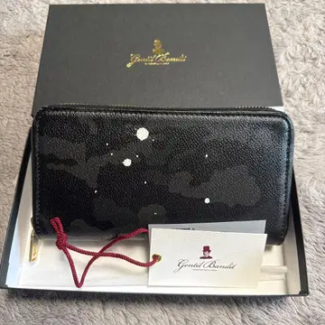 GENTIL BANDIT 블랙 카모 장지갑 박스 포함