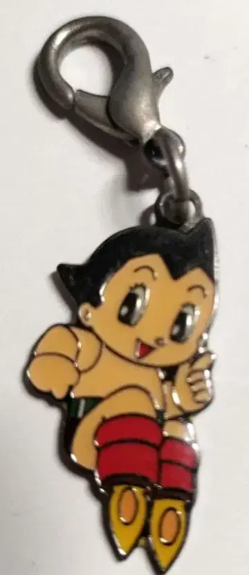 [레어 공식] 철완 아톰 지퍼 마스코트 (메탈 참)