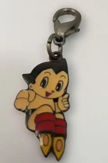 [레어 공식] 철완 아톰 메탈 참 지퍼 마스코트 레트로 테즈카 오사무