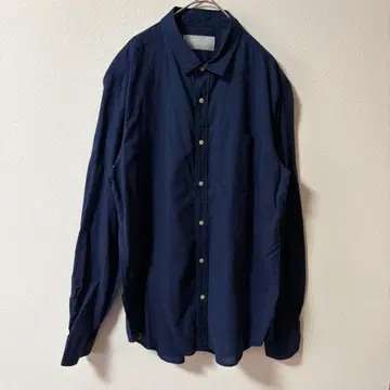 새상품 나노 유니버스 네이비 긴팔 셔츠 XL 얇은 소재 미사용품