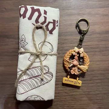 [미사용품] 지브리 파크 구초키 빵집 마르쉐 백 + 키링