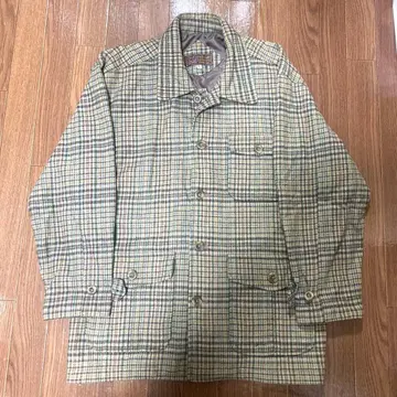 커버올 빈티지 L 체크 조니 뎁 구제 의류 울