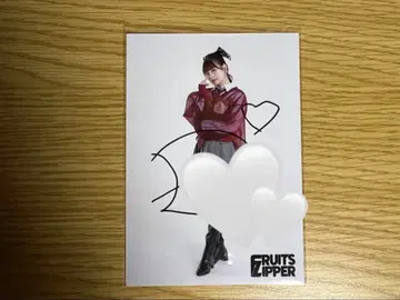 FRUITS ZIPPER 츠키아시 아마네 사인 포함 브로마이드