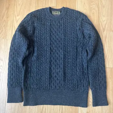 [ 새상품급 ] ORGUEIL 오르게이유 케이블 니트 스웨터 다크 그레이