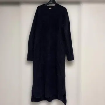 론 헤르만 네이비 니트 롱 원피스