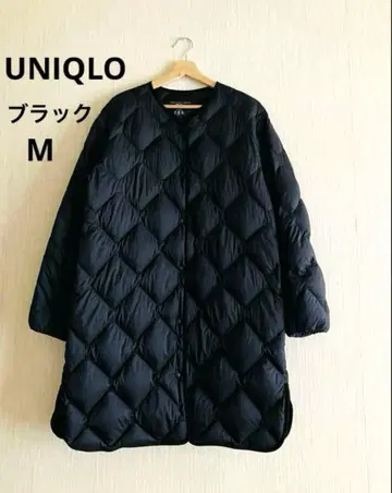 UNIQLO 울트라 라이트 다운 릴랙스 코트 M 블랙