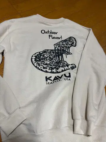 KAVU 아웃도어 플레이버! 맨투맨