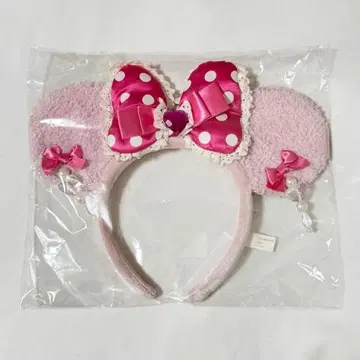 디즈니 머리띠 귀찌 핑크 미니 레어