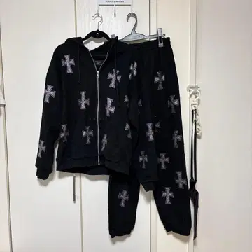 unknownLondon 언노운 후드티 셋업 블랙 상 L 하 M