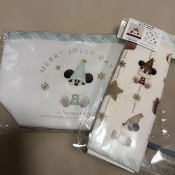 새상품 리루린린 런치 토트 핸드 타월 디즈니