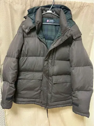 CHAPS 랄프 로렌 다운 자켓 후드 베이지 그레이지 L
