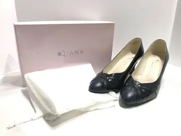 다이애나 WELL FIT 에나멜 펌프스 24.5cm 2E 네이비 계열