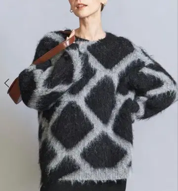 beauty&youth 자카드 니트