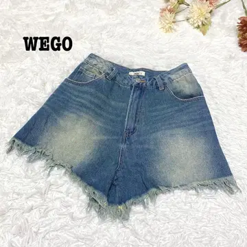 s.720 [위고] 데님 숏팬츠 면100% 프린지 여름 S