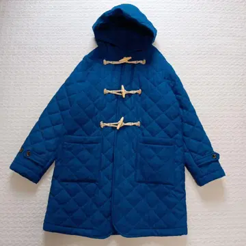 써니클라우드 울 퀼트 더플 코트 블루 L 사이즈