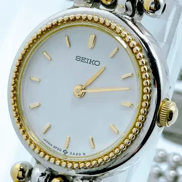 625 SEIKO 세이코 2P20-0E90 라운드 콤비 손목시계