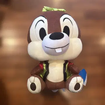 도쿄 디즈니랜드 칩과 데일 봉제 인형 미사용 새상품