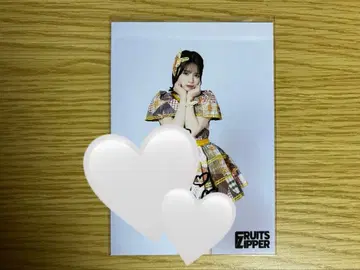 FRUITS ZIPPER 진세이 스즈카 사인 포함 브로마이드