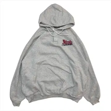 00s 네브라스카 칼리지 로고 후드 맨투맨 구제 의류 남성용 XL