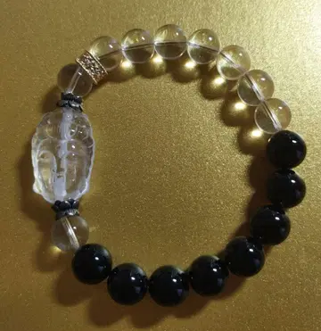 고품질 수정 관음보살 모리온 액막이 디자인 팔찌